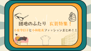 【団地のふたり】衣装特集！小林聡美と小泉今日子のファッションまとめ！！